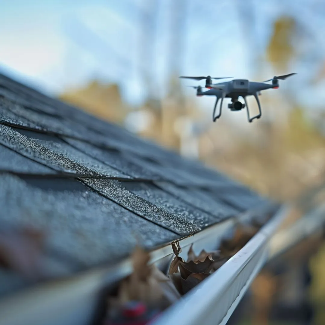 Inspection drone d'une toiture en Corrèze