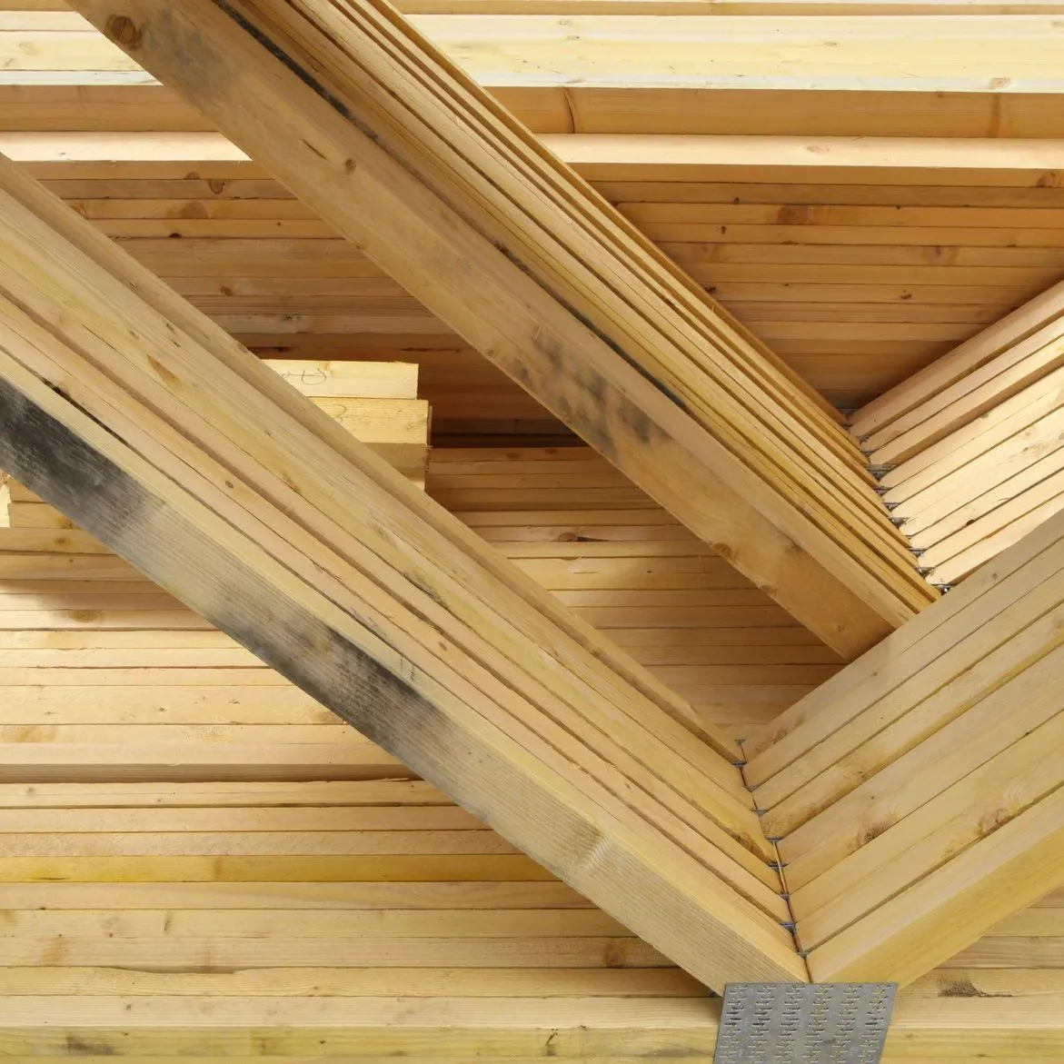 Éléments de charpente en bois